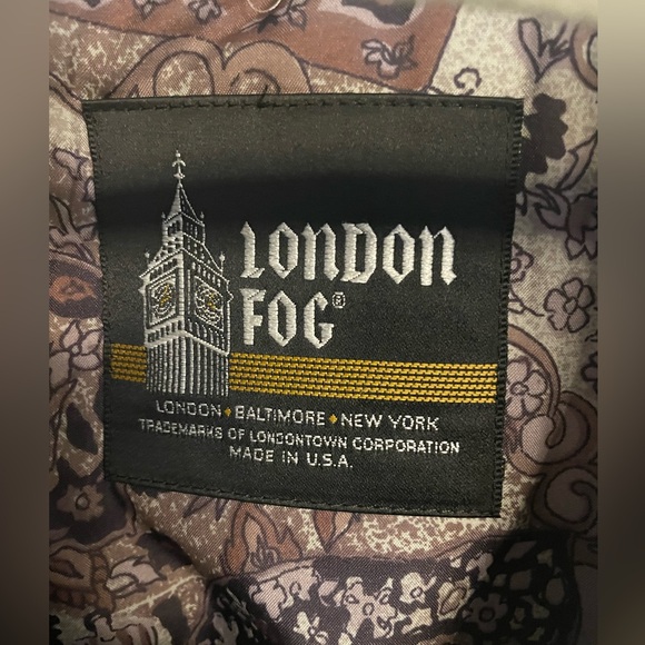 Vintage London Fog Double Breasted Trench Coat with Removable Lining Petite 10 - Picture 8 of 14